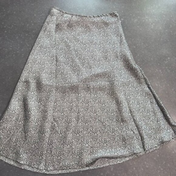 Sienna Sky Black & White Abstract Print Midi Skirt - Size Small - Picture 3 of 9